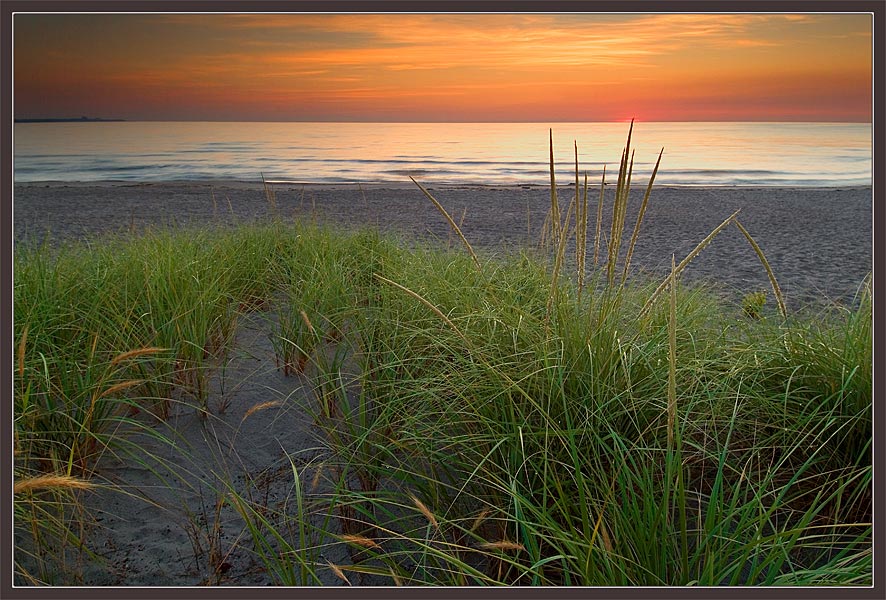 photo "Oh, That Beaches in September" tags: landscape, sunset, water