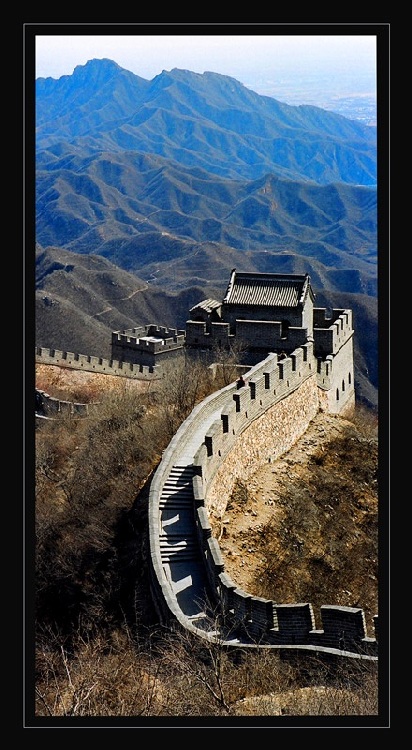 фото "китайская стена. кусочек" метки: пейзаж, путешествия, Азия, горы