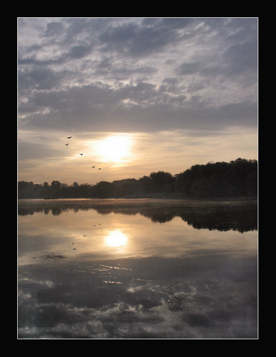 photo "Autumn morning..." tags: landscape, sunset