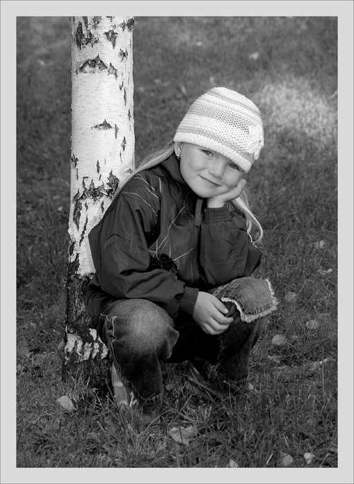 photo "Untitled photo" tags: portrait, black&white, children