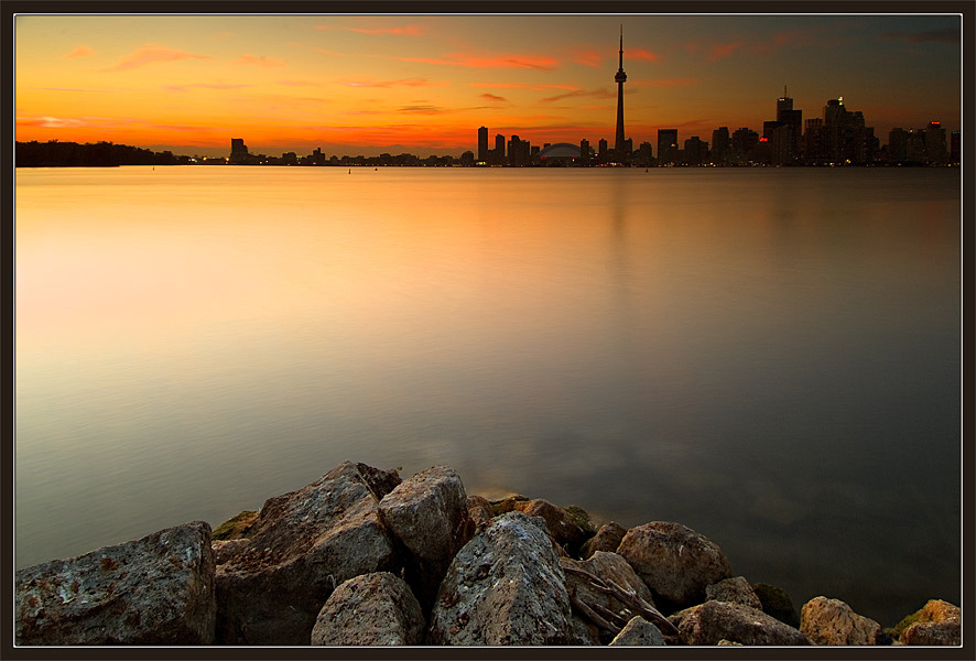 photo "My City After the Sunset" tags: architecture, landscape, sunset