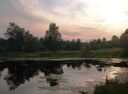 photo "Untitled photo" tags: landscape, sunset, water