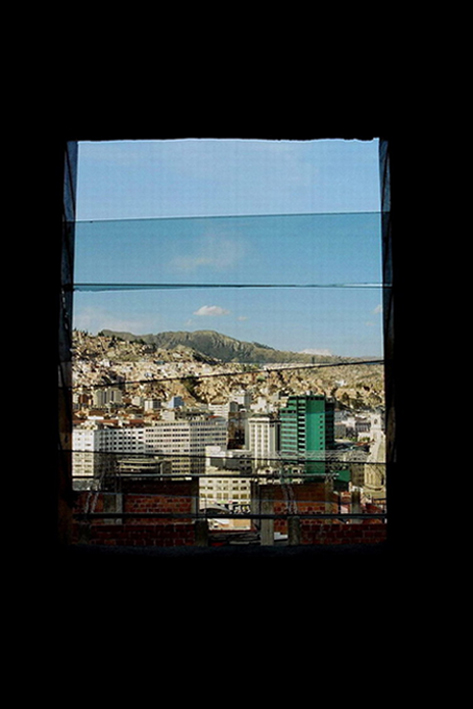 photo "Through the broken glass" tags: architecture, travel, landscape, South America