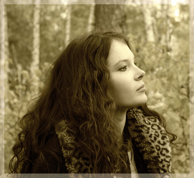 photo "autumnal sketch" tags: portrait, woman