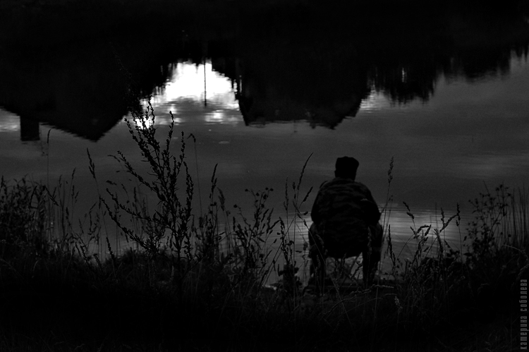 photo "the fishing" tags: black&white, genre, 