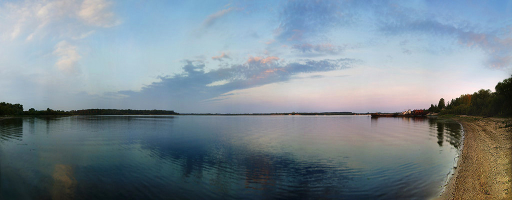 photo "Calmness" tags: landscape, clouds, water