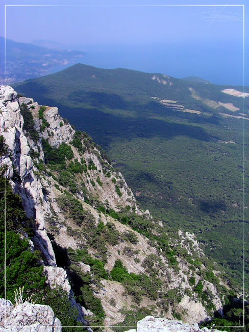 photo "Sliding shadows." tags: landscape, forest, mountains