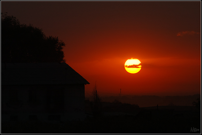 photo "Red Heat" tags: landscape, nature, sunset