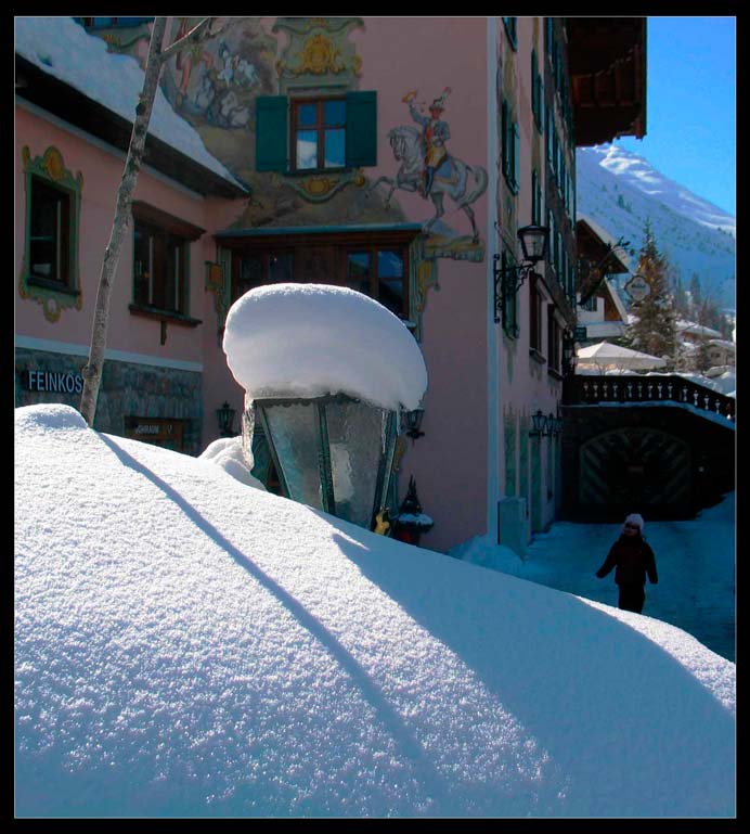 photo "Snowdrifts... Lanterns…" tags: genre, landscape, winter
