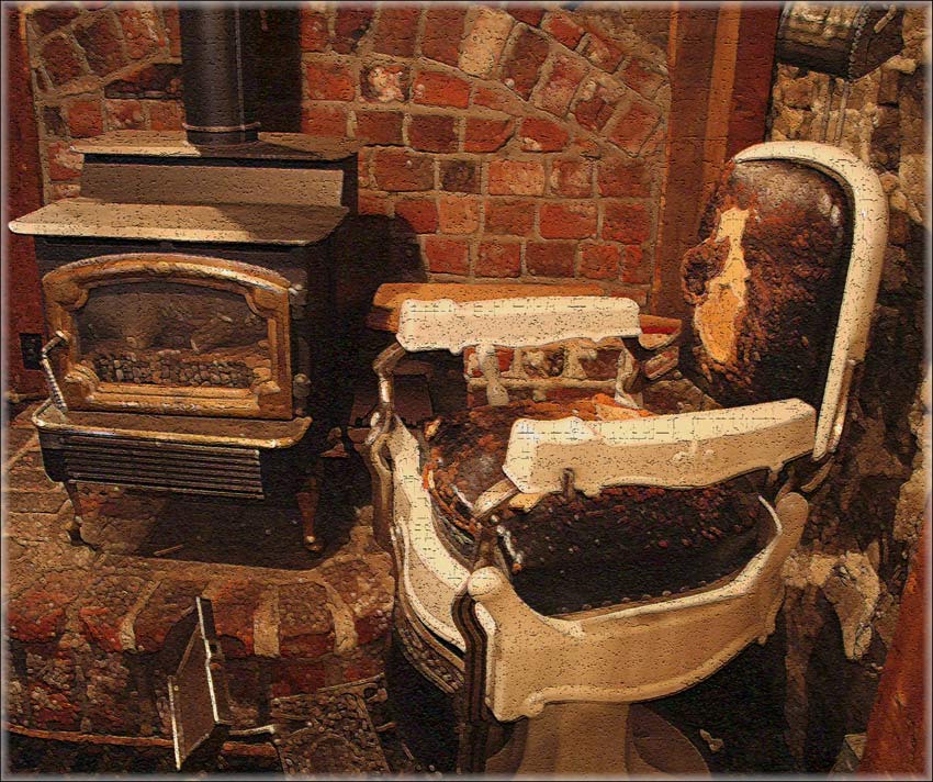 фото "Great-grandfather Dentist Chair" метки: разное, фотомонтаж, 