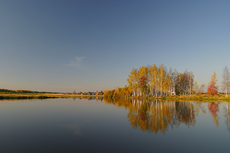 фото "Два мира" метки: пейзаж, вода, осень