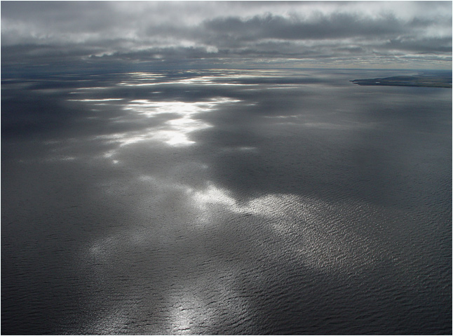 photo "over Enisey" tags: landscape, clouds, water