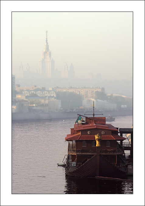 photo "Morning on Moscow-river" tags: architecture, landscape, 