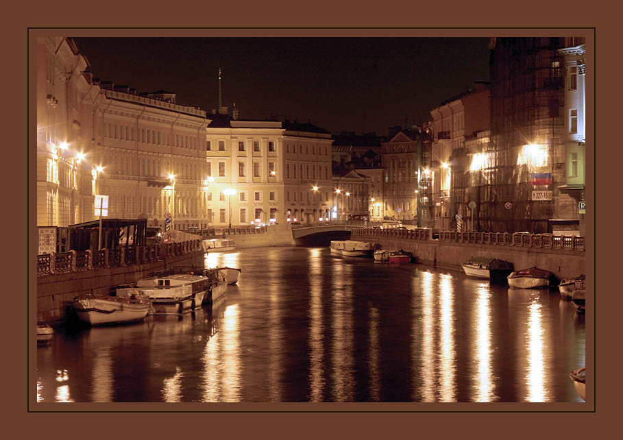 фото "Saint-Petersburg..." метки: пейзаж, вода, ночь
