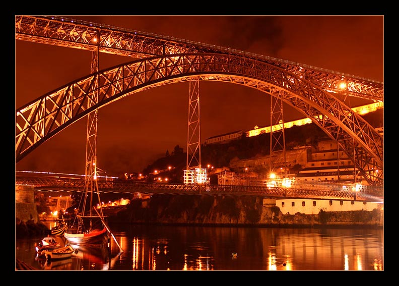 photo "night side of porto" tags: landscape, night, water