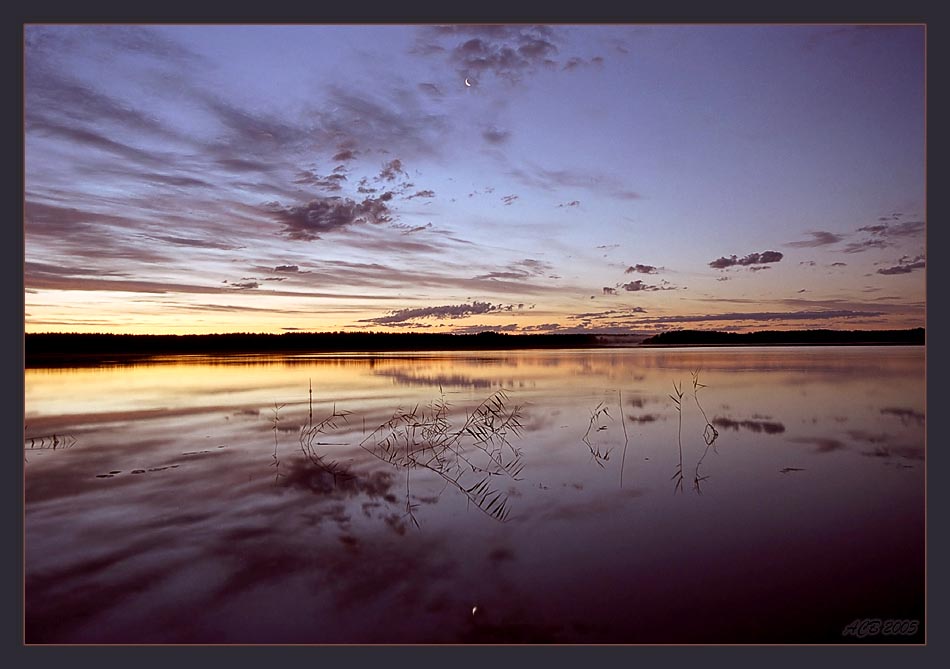 photo "koldovskoe ozero" tags: landscape, sunset