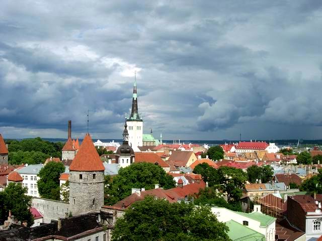 фото "Банальная панорама Таллина" метки: архитектура, путешествия, пейзаж, Европа
