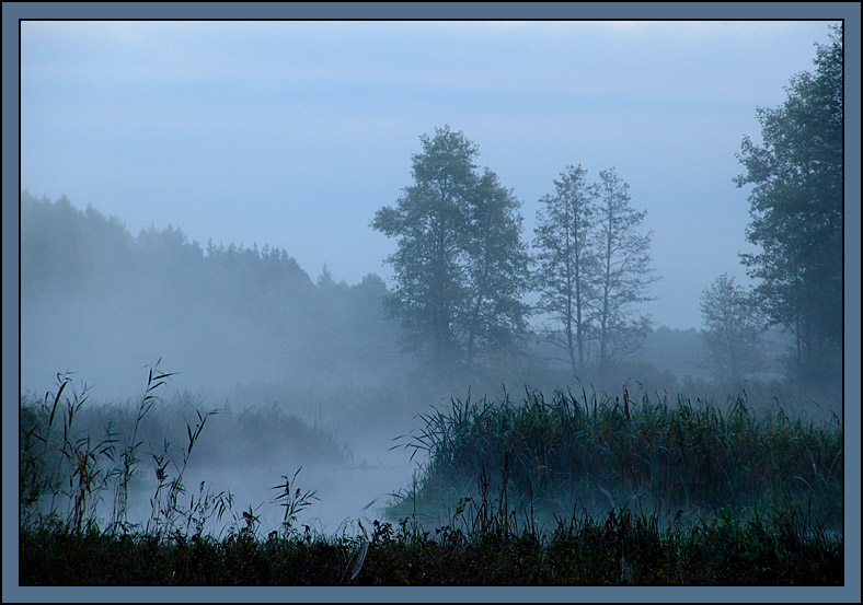 фото "Утро туманное..." метки: пейзаж, закат