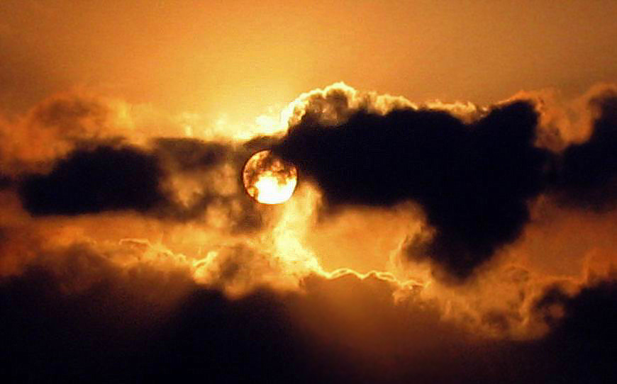 photo "Smoking Sun" tags: landscape, sunset