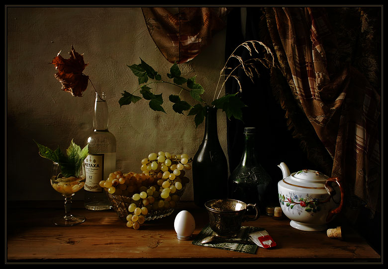 photo "Still-life with three bottles" tags: still life, 