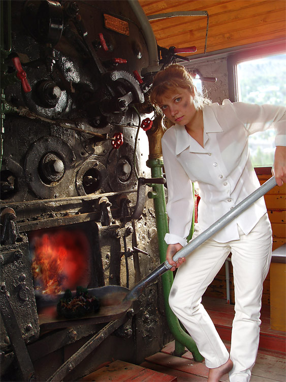 photo "The Assistant engineman" tags: portrait, woman