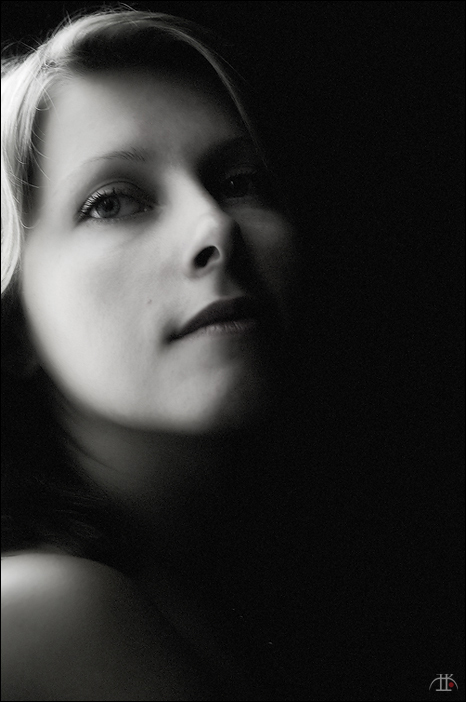 photo "Without you" tags: portrait, black&white, woman