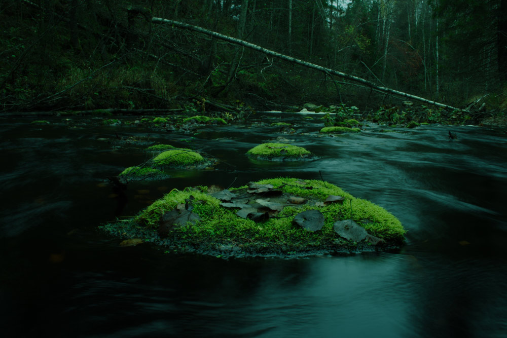 фото "сказочная речка" метки: пейзаж, вода, ночь