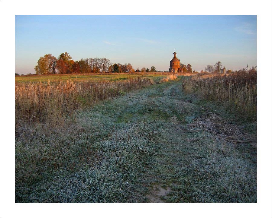 фото "Где-то в России." метки: пейзаж, закат