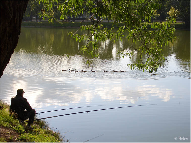 photo "Summer Lake. Day is dying." tags: nature, 