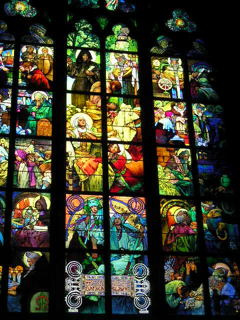 photo "stained-glass window" tags: travel, misc., Europe