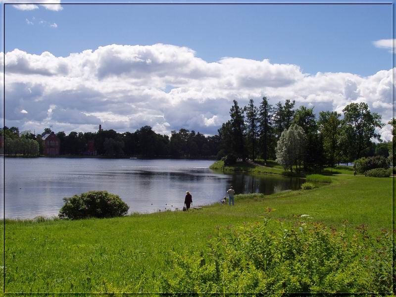 photo "Park" tags: landscape, clouds, forest