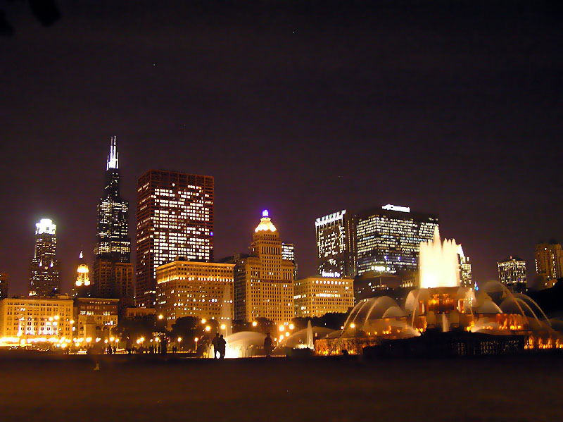 photo "Chicago lights" tags: architecture, travel, landscape, North America