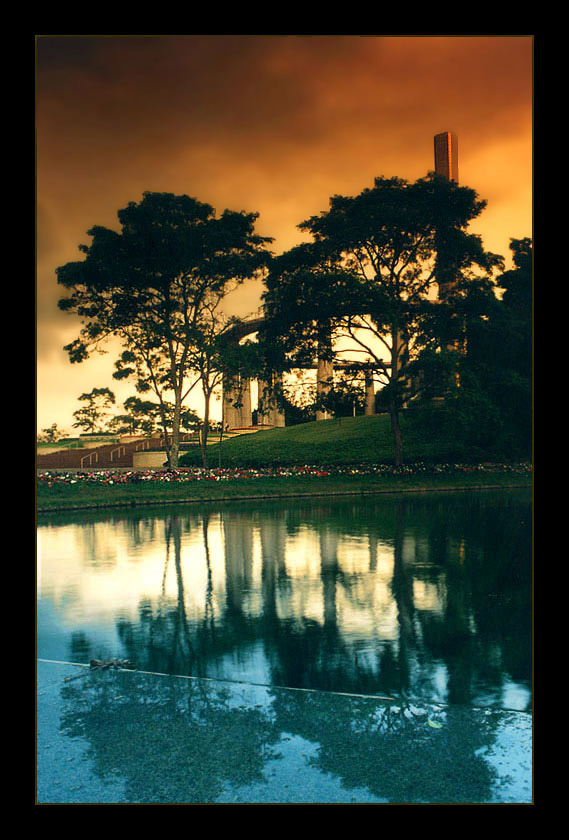 photo "The paradise in blue and yellow..." tags: architecture, landscape, water