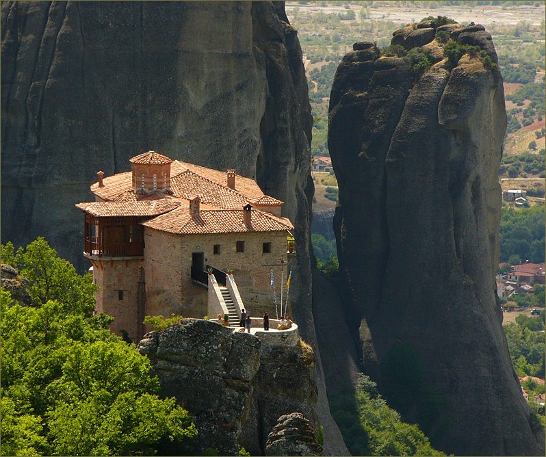 photo "Roussanoff monastery, Meteora" tags: travel, landscape, Europe