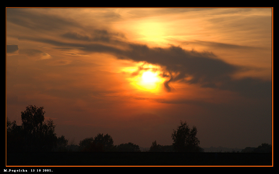 photo "..." tags: landscape, clouds, sunset