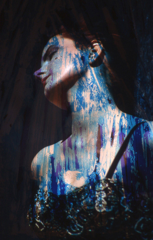 photo "blue reflection" tags: portrait, woman