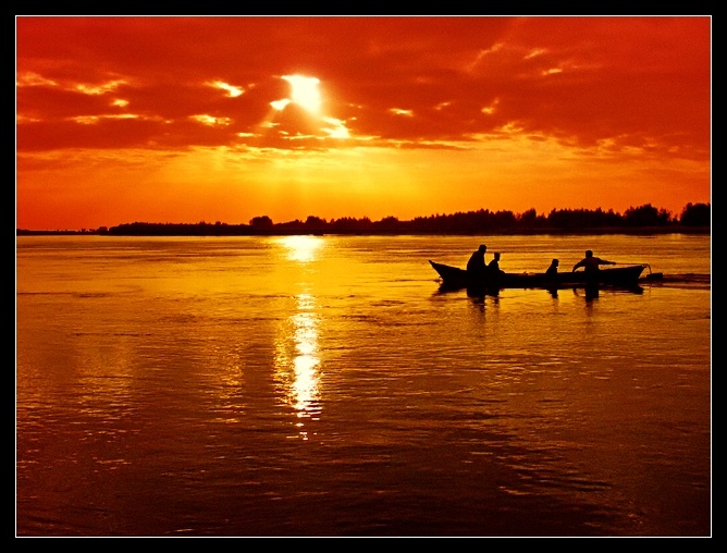 photo "fisherman's song" tags: landscape, sunset