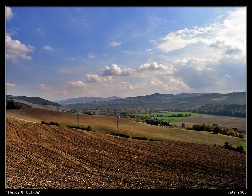 photo "Fields & Clouds" tags: landscape, clouds