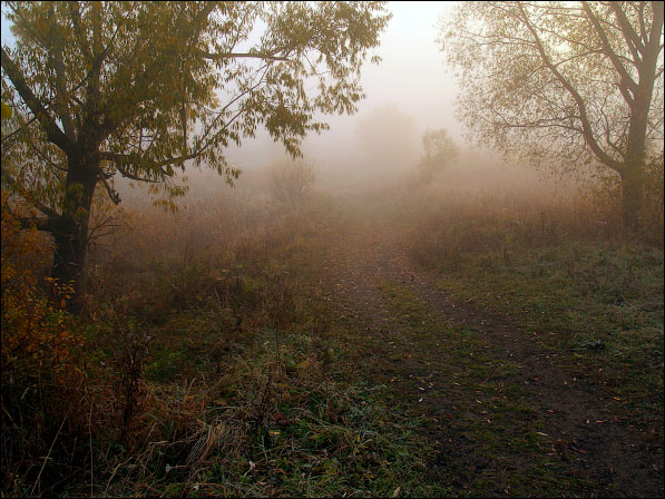 photo "October." tags: landscape, autumn, sunset