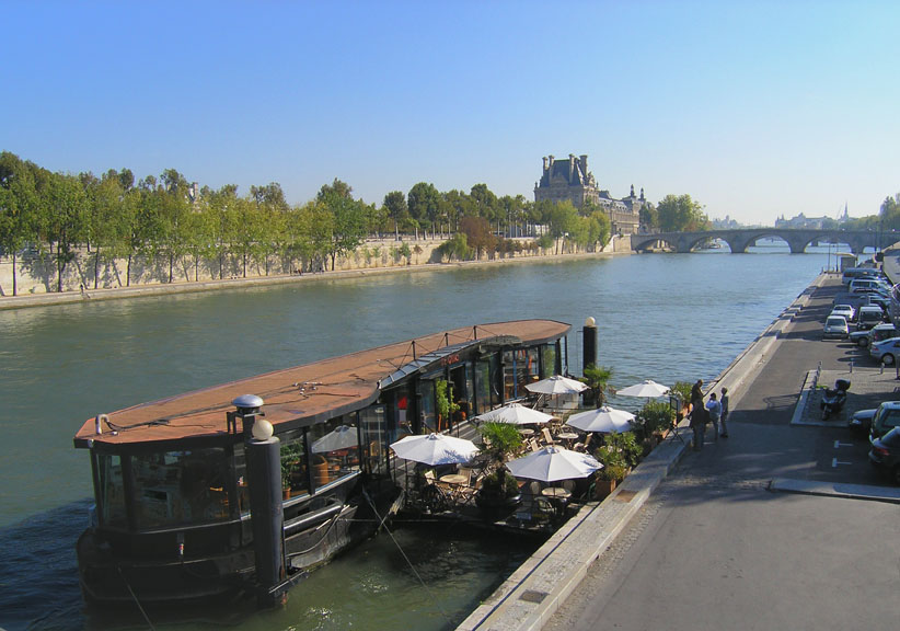 photo "PARIS. La Seine, le Louvre" tags: architecture, landscape, 