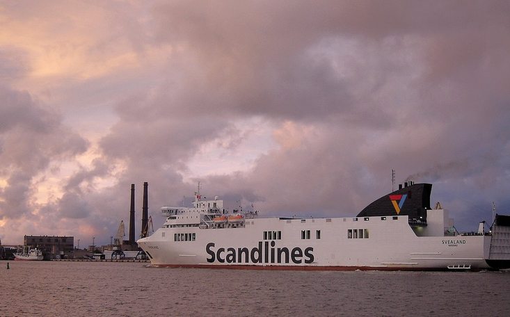 фото "leaving klaipeda" метки: пейзаж, вода, облака