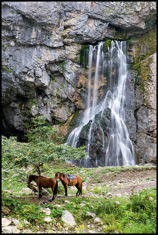 photo "Gegskiy waterfall" tags: landscape, mountains, water