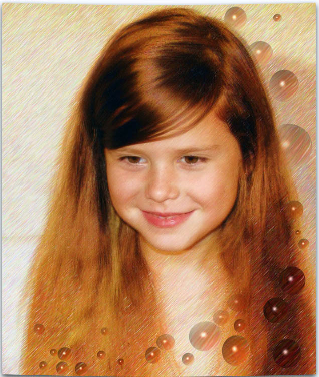 photo ""Magic" portrait of the neighbour's girl." tags: portrait, misc., children