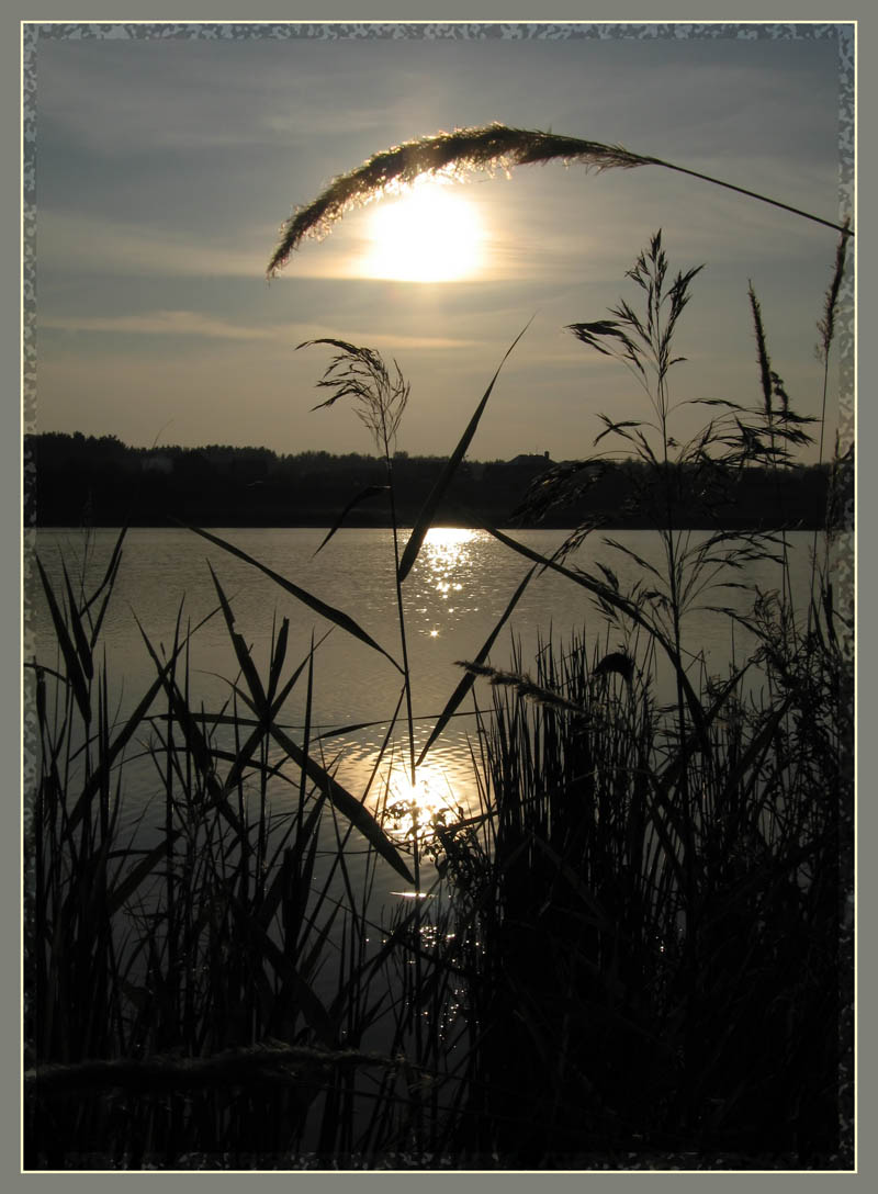 photo "Blade" tags: landscape, sunset, water