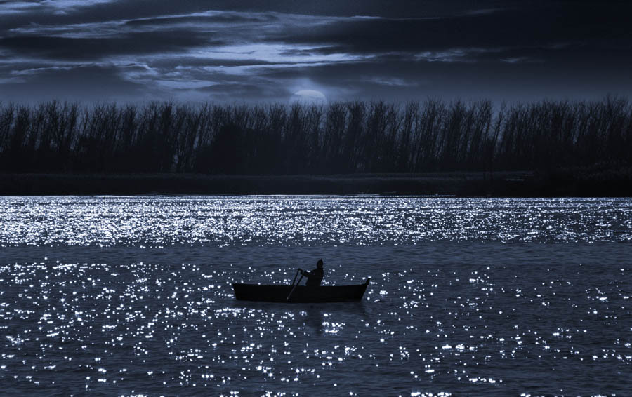 фото "Ночь, тёмная река..." метки: разное, 