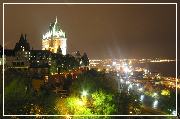 photo "Chateau Frontenac at night (QC)" tags: travel, architecture, landscape, North America