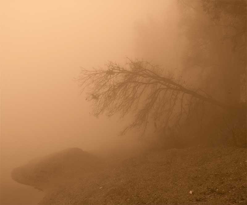 фото "На дне тумана" метки: пейзаж, осень