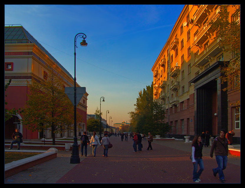 photo "evening mood" tags: architecture, landscape, autumn