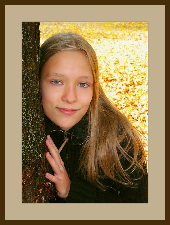 фото "Осенний портрет" метки: портрет, дети, женщина