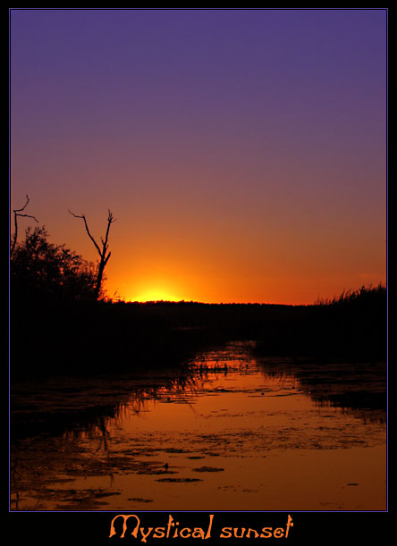 photo "Mystical sunset..." tags: landscape, sunset